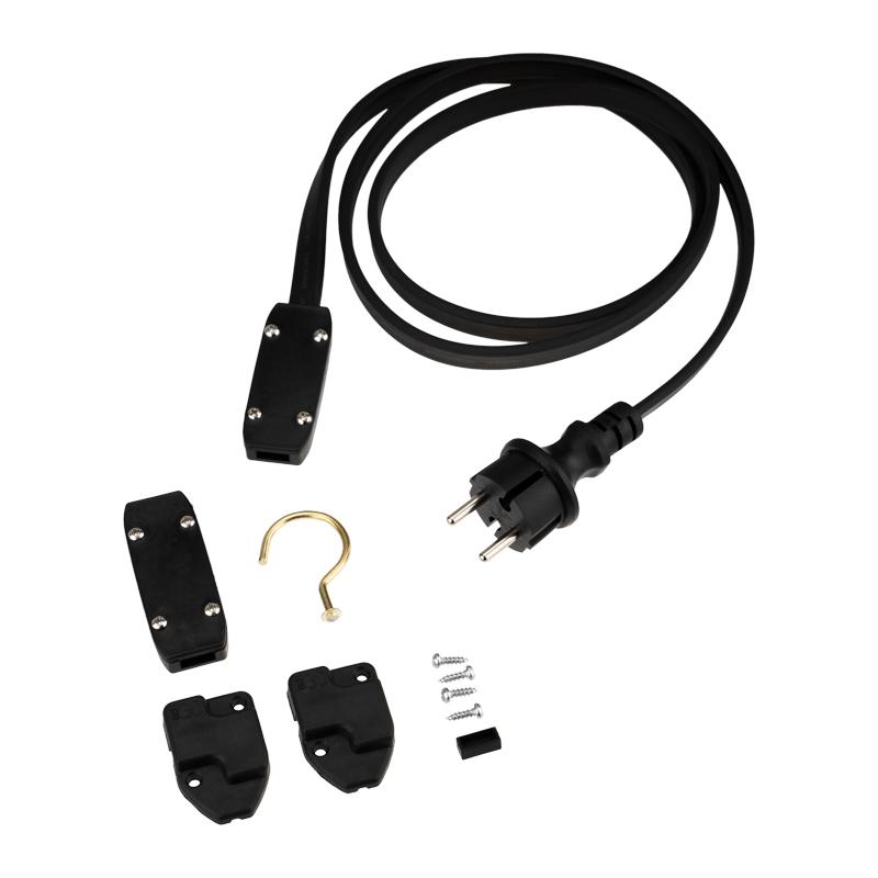 Набор для подключения двухжильного Belt-light (шнур питания 1,5м с вилкой, коннектор)