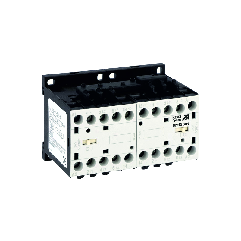 Мини-контактор реверсивный с подключением силовой цепи OptiStart K-MCP-12-30-10-D024