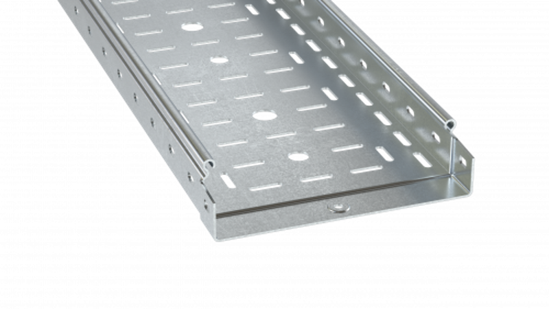 Лоток неперфорированный 600х50 L 3000 толщ. 1,2 мм, цинк-ламельный