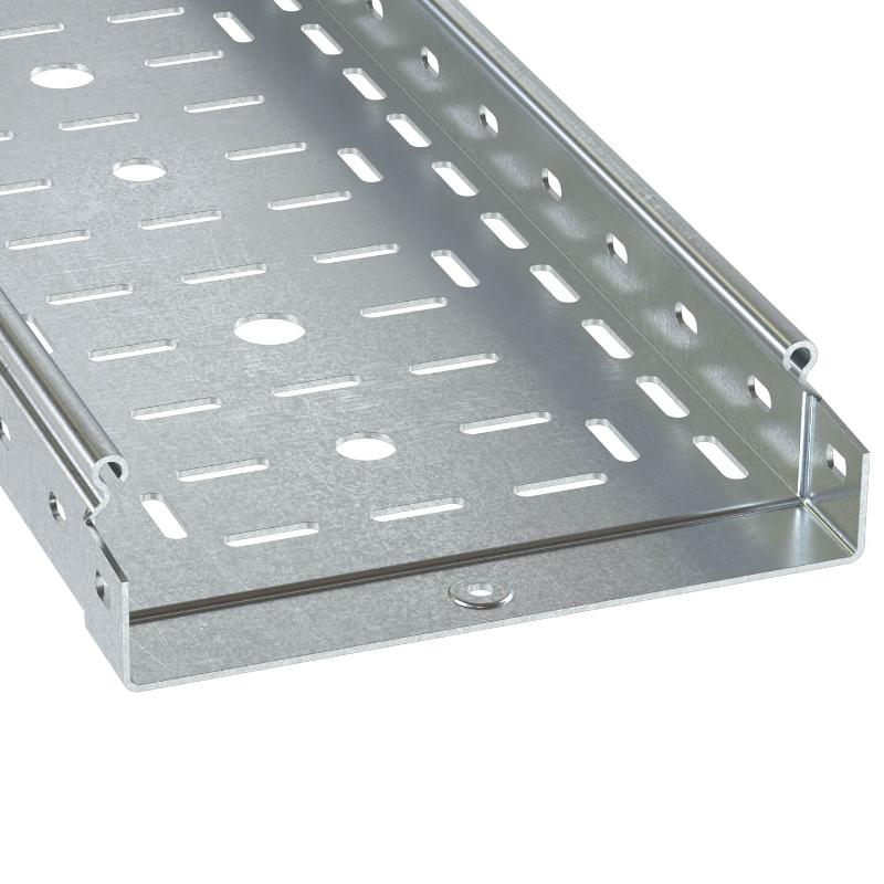 Лоток перфорированный 600х50х3000х1,2мм, горячеоцинкованный