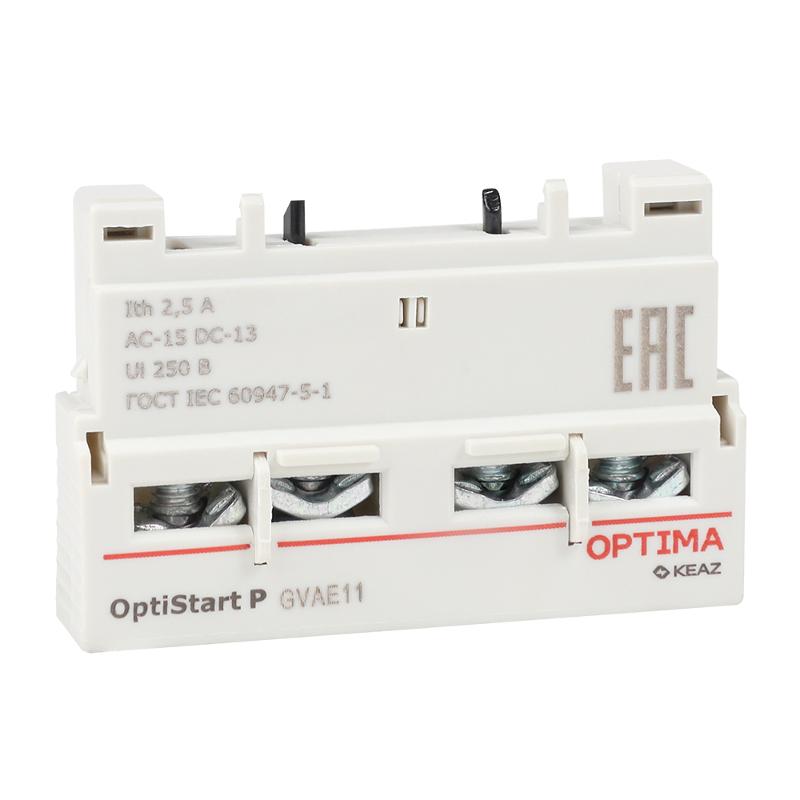 Блок контактов фронтальный OptiStart ME GVAE11