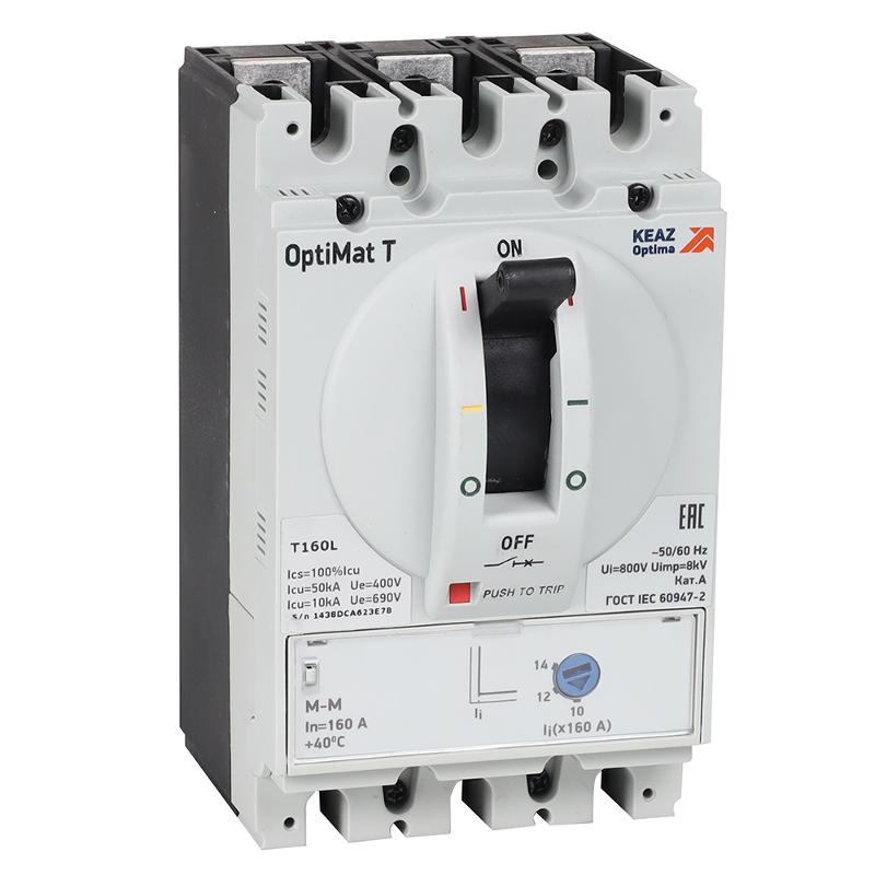 Выключатель автоматический OptiMat T125S M 100A 4P