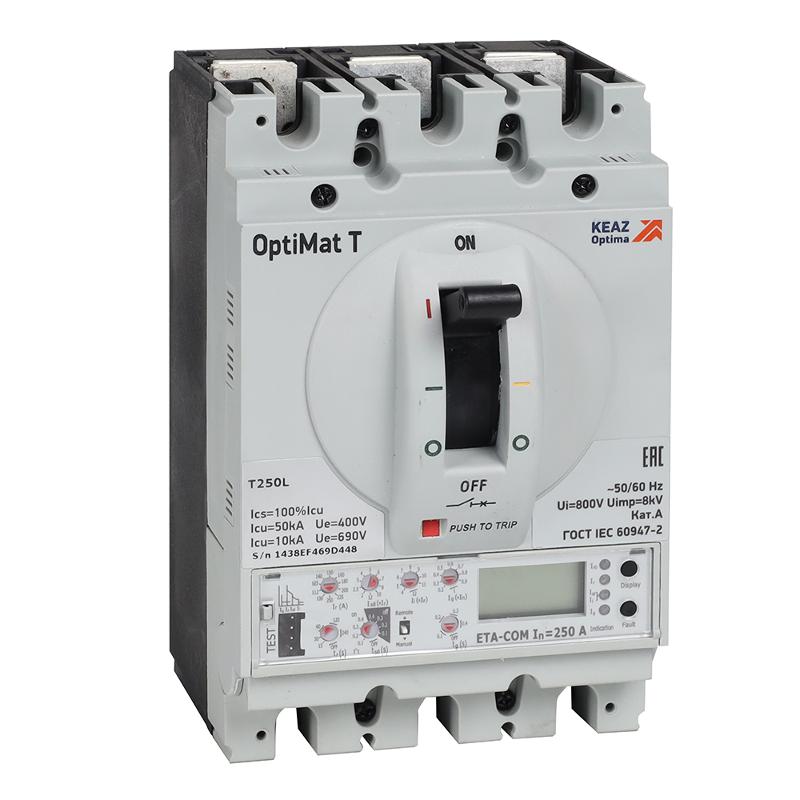 Выключатель автоматический OptiMat T250V ETA-COM 125A 3P