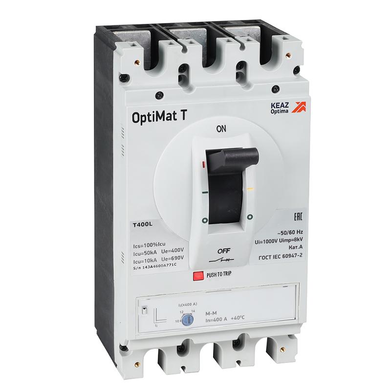Выключатель автоматический на напряжение до 1000VAC OptiMat T400M-HV TM 250A 3P