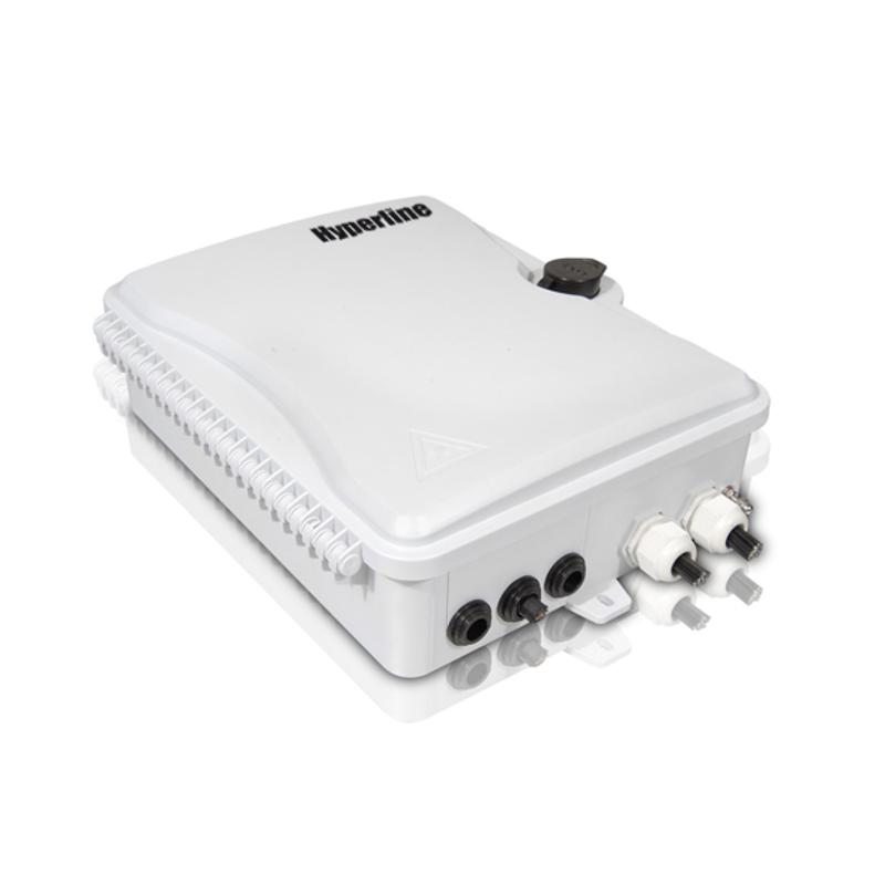 Бокс оптич.FO-WBI-16A-GY настенный,16 портов (SC,duplex LC),без пигт.и прох.ад.,IP65,295х240х85мм,сер.
