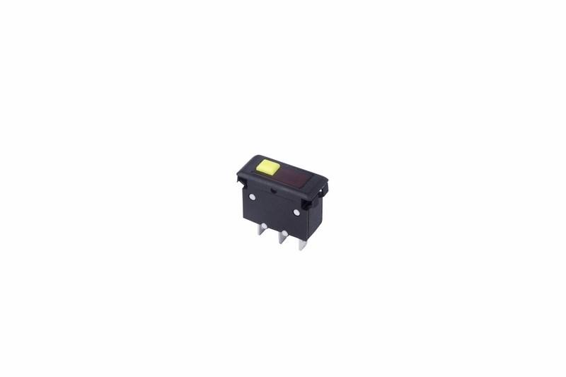 Автомат - предохранитель 250V 15А (3с) RESET-OFF красный с подсветкой