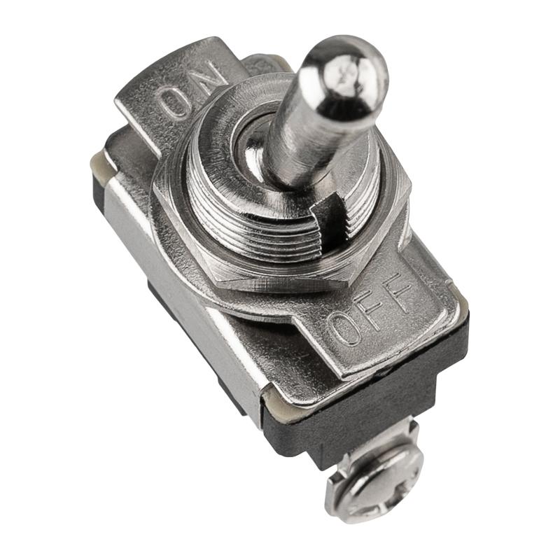 Тумблер 220V 10А (2c) ON-OFF однополюсный Mini (ASW-23) Индивидуальная упаковка 1 шт