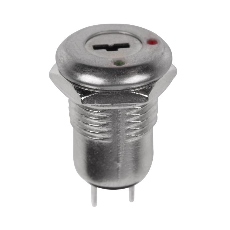 Выключатель ключ Ø12 250V 0.5А (2с) ON-OFF