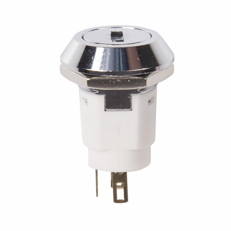 Выключатель ключ Ø16 250V 2А (3с) ON-ON