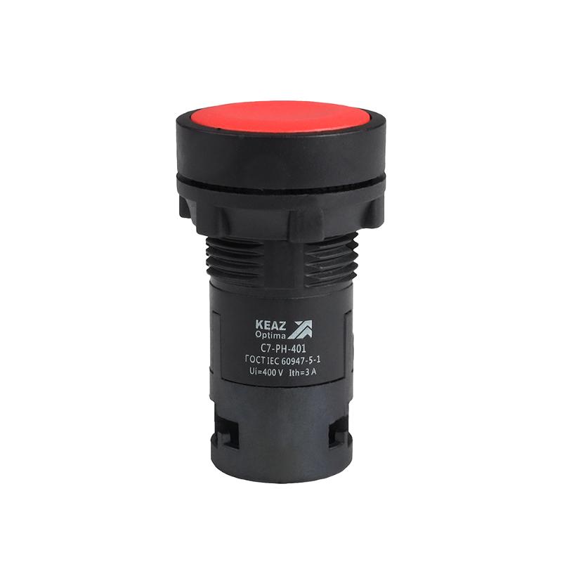 C7-PH-401 Кнопка с фиксацией красная 1НЗ XB7NH42