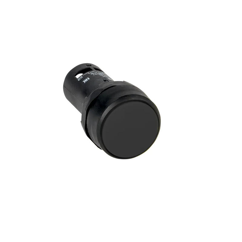 Кнопка с фиксацией OptiSignal Compact D22 C7-PH-202 черная 2НЗ XB7NH24