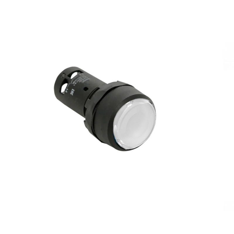 Кнопка с фиксацией с подсветкой OptiSignal Compact D22 C7-PHL-M110 белая 1НО 230 В AC XB7NJ01M1