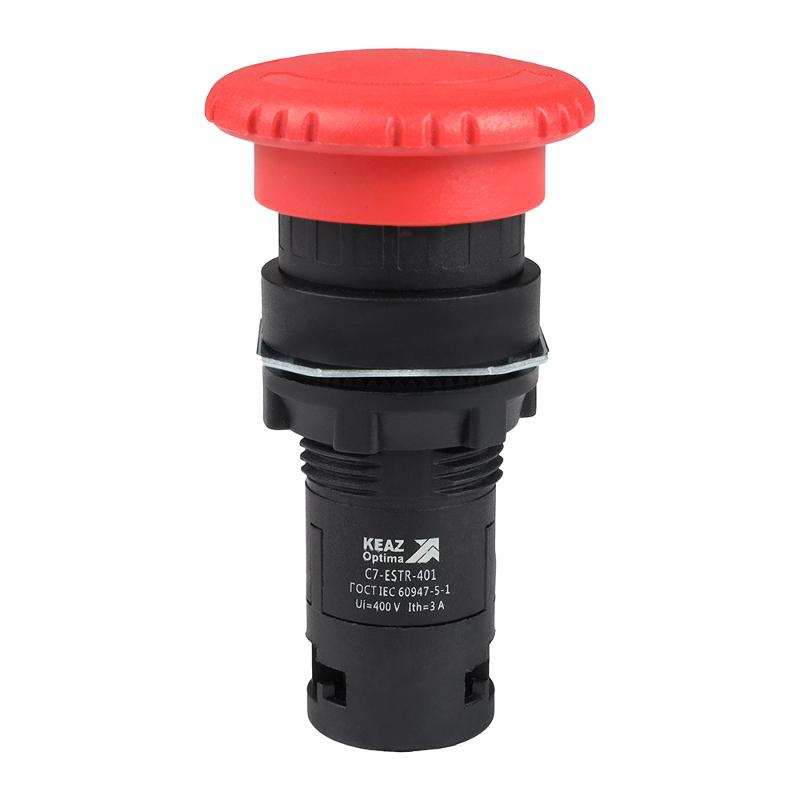 Кнопка аварийного останова OptiSignal Compact D22 C7-ESTR-401 красная 1НЗ XB7ES542P