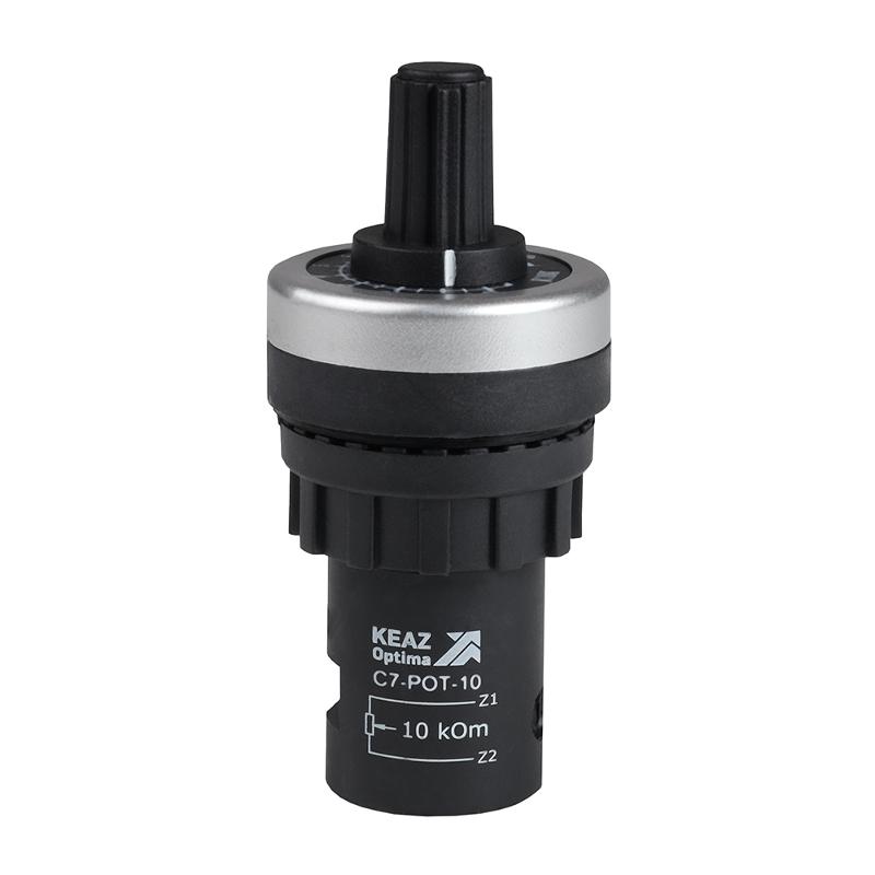Потенциометр OptiSignal Compact D22 C7-POT-10, 10 кОм XB4BD912R10K