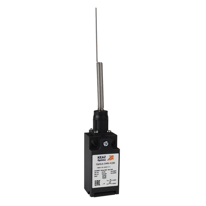 Выключатель концевой OptiLiS D4N-8187 пружина с наконечником пластиковым EN 50047 XCKT2107P16