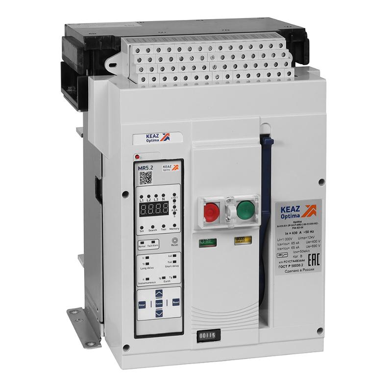 Выключатель автоматический OptiMat A-1600-S1-3P-50-F-MR5.2-B-C2200-M2-P04-S2-06