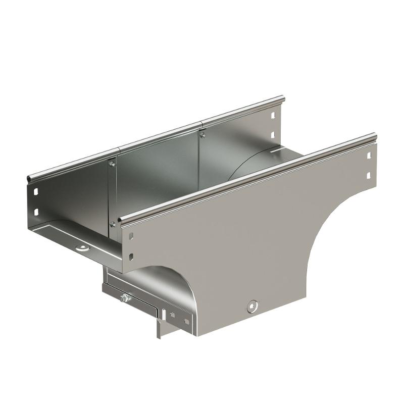 Ответвитель TDS T-образный вертикальный ун. осн.300 H100 в комплекте с крепежными элементами и соединительными пластинам