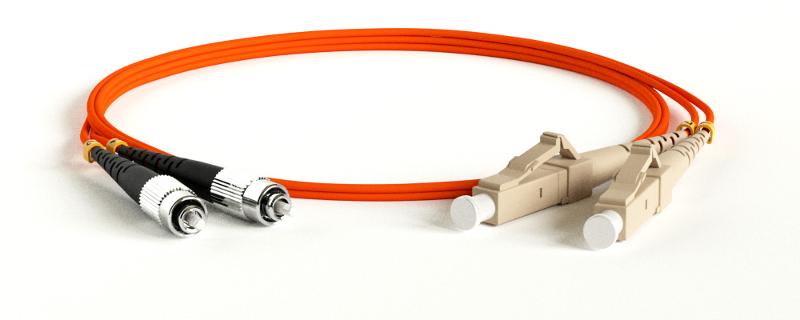 FC-D2-50-FC/PR-LC/PR-H-0.5M-LSZH-OR Патч-корд волоконно-оптический (шнур) MM 50/125, FC-LC, 2.0 мм, duplex, LSZH, 0.5 м