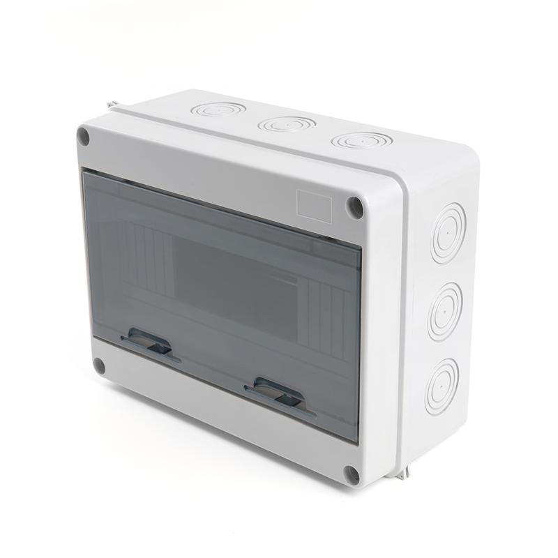 Бокс настенный 12 модулей, пластик, IP65, EBX50-1/12-65