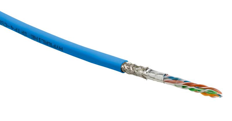 SFUTP4-C5E-S24-IN-PVC-BL-305 (305 м) Кабель витая пара SF/UTP, категория 5e, 4 пары(24 AWG),одножил.(solid) PVC