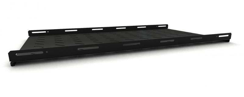 Полка стационарная TSH3L-1050-RAL9004,гл.1050 мм, с бок.крепл.,нагр.до 20 кг,д. шк. сер. TTB, TTBR, TTC2, 485х1050мм (ШхГ),черн.