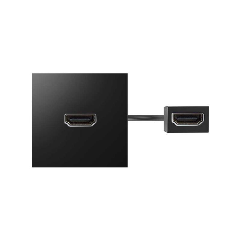 Simon S400 Модуль с адаптером, проходной HDMI мама/мама, черный, Simon 400