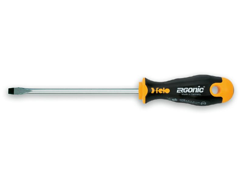 Отвертка Ergonic плоская шлицевая 4,0X0,8X300 40004910