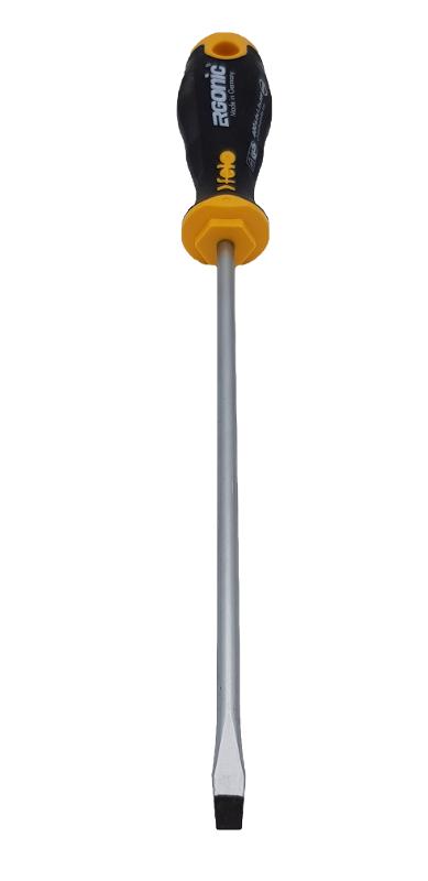 Отвертка Ergonic плоская шлицевая 6,0X1,2X200