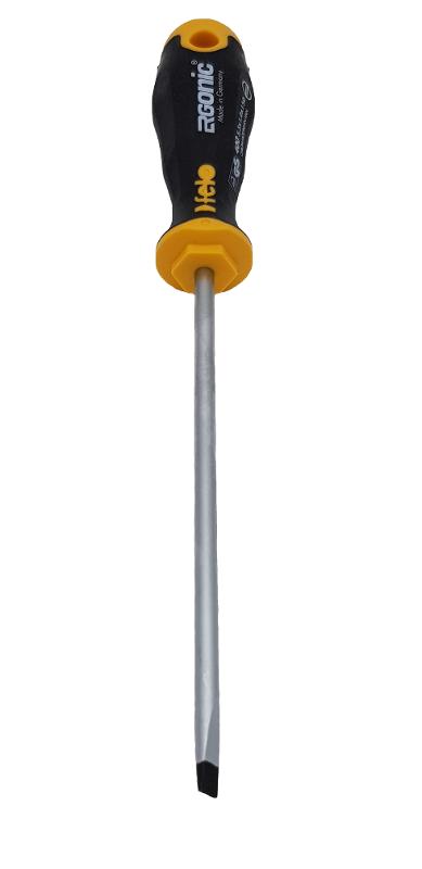 Отвертка Ergonic плоская шлицевая 5,5X1,0X150