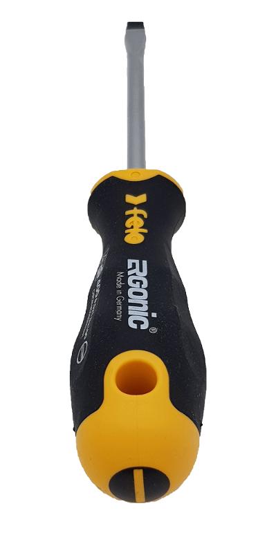 Отвертка Ergonic плоская шлицевая 6,5X1,2X100