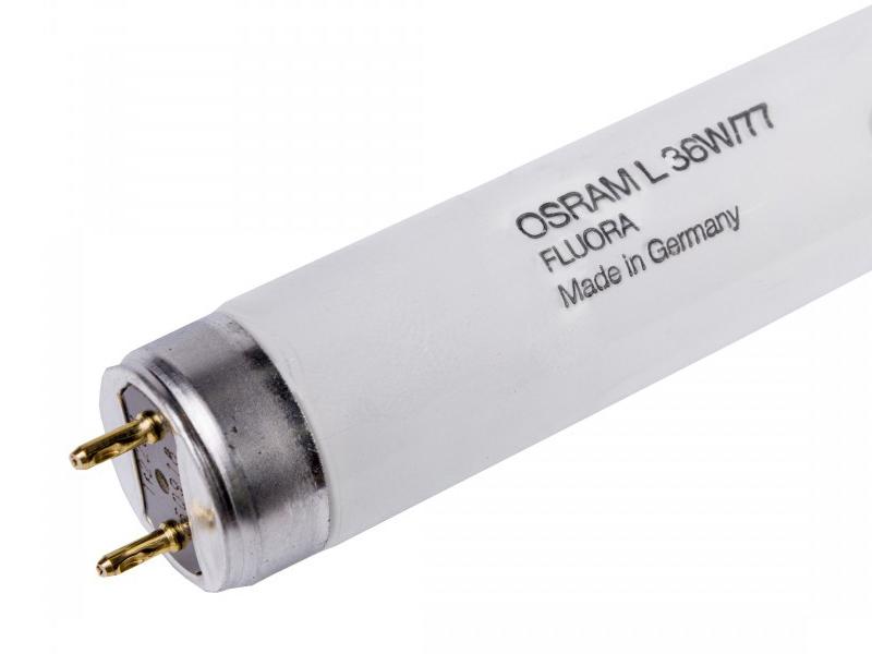 Лампа люминесцентная линейная ЛЛ 36Вт Т8 G13 L 5300К (аквариум, оранжерея) d26х1200мм