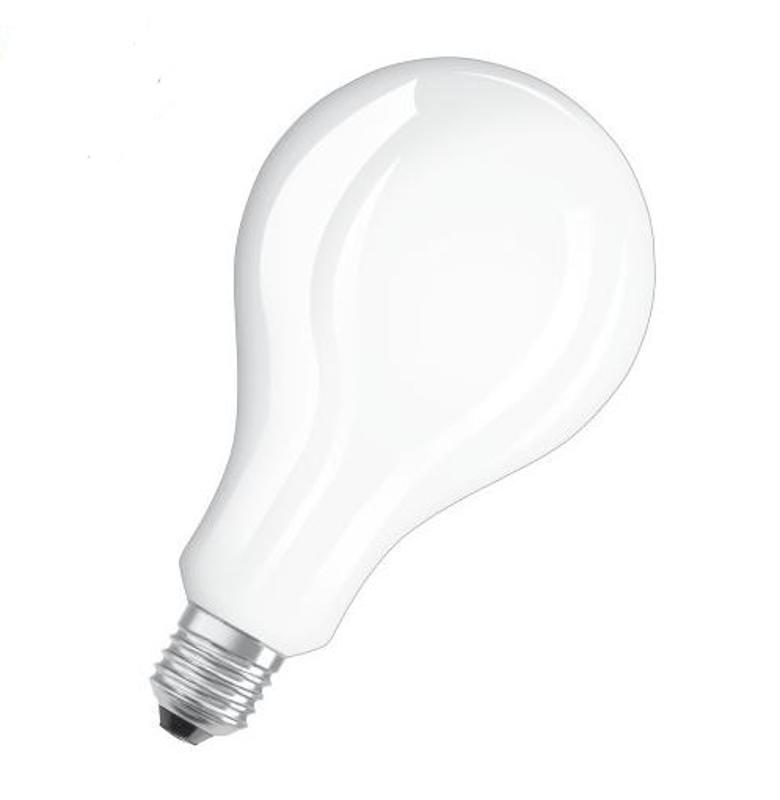 Лампа светодиодная матовая, Е27 PARATHOM CL A GL FR 150 non-dim 15W/827 E27