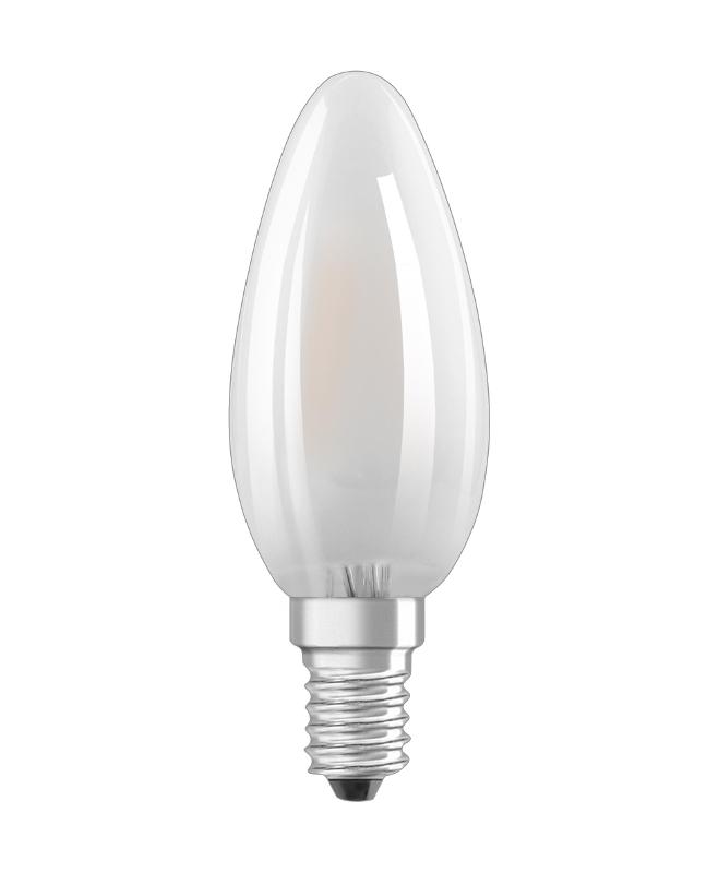 Лампа светодиодная филаментная LED Star В 4W/827 230V GL FR E14 5X2