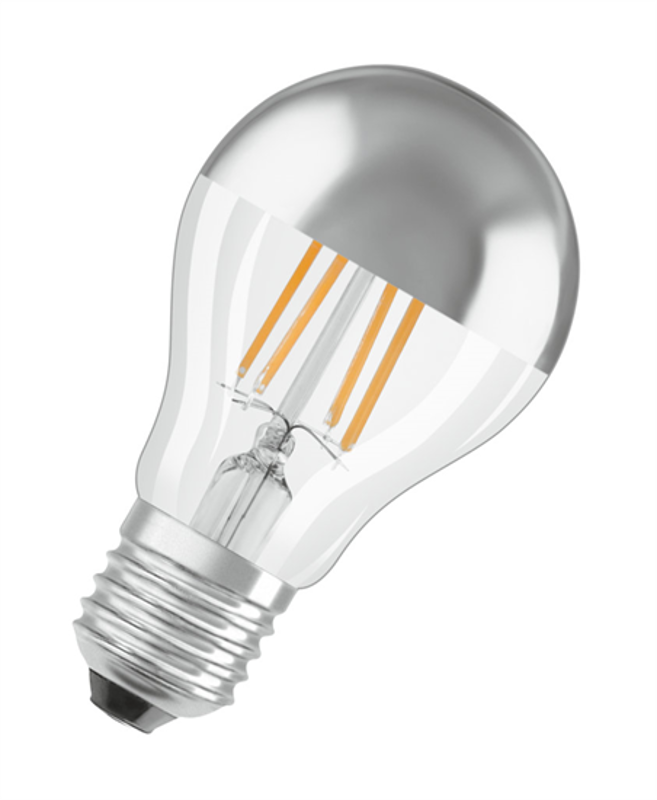 Лампа светодиодная LED Retrofit CLASSIC A Mirror 50 CL 7 W/2700K E27 DIM