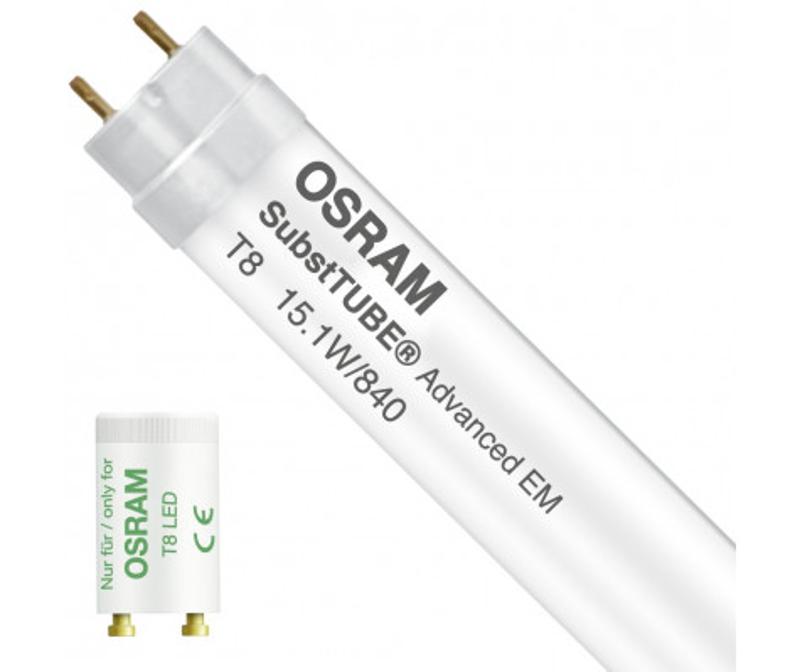 Лампа светодиодная трубчатая Т8 LED Substitube Advanced UO Gen 8 15, 1W, G13, для ЭмПРА ST8AU-1.2m-15.1W-865-EM