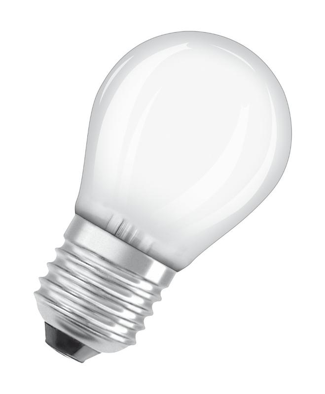 Лампа светодиодная филаментная LED Star Р 4W/827 230V GL FR E27 5X2