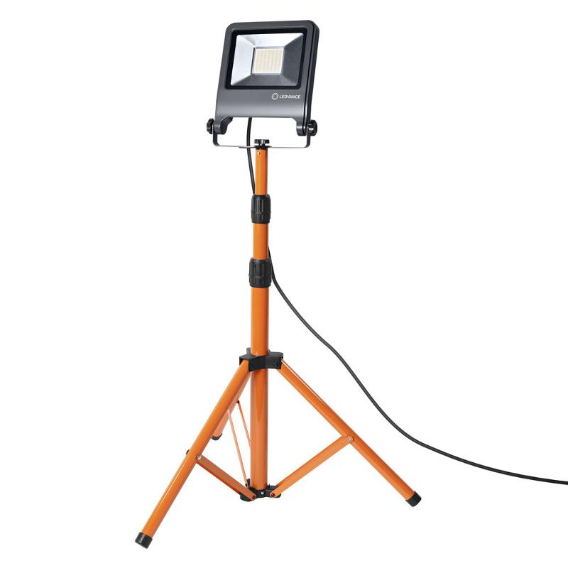 Прожектор светодиодный  WORKLIGHT на телескопической треноге серый 50Вт 4500 Лм, 4000 К