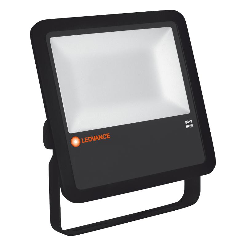 Светодиодный прожектор с датчиком ДО-90Вт 4000K 10000Лм IP65 черный FLOODLIGHT PHOTOCELL SENSOR 90 90 W 4000 K IP65 BK