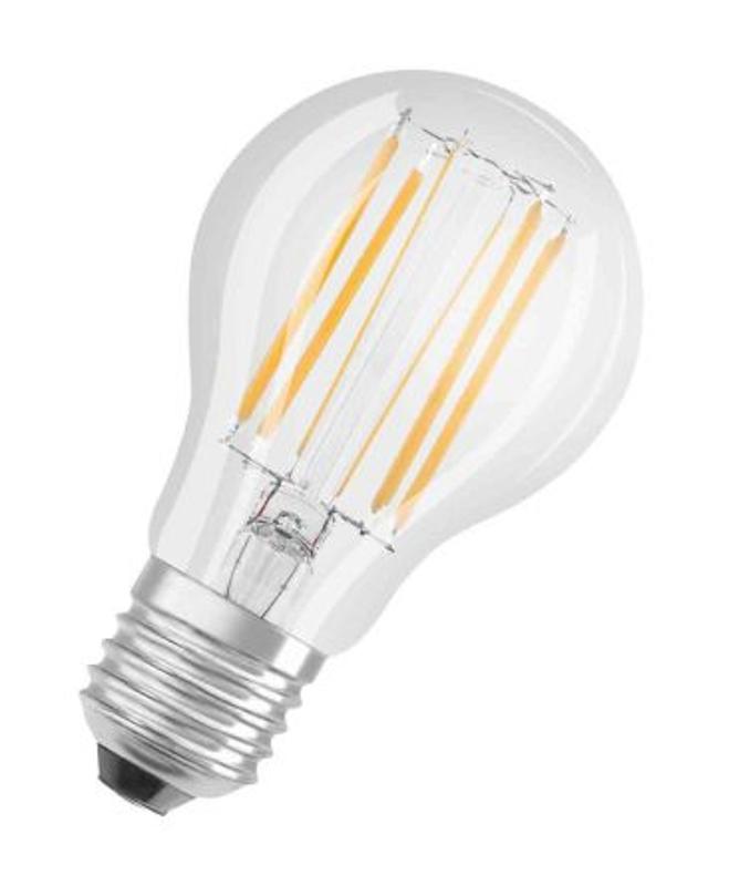 Лампа светодиодная LEDPCLA75 7,5W/840 230V FIL E2710X1