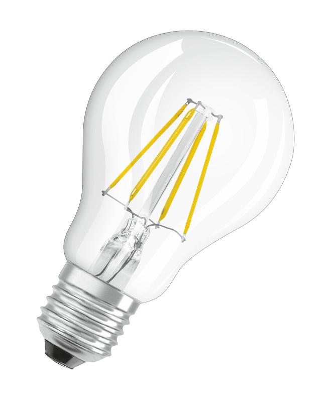 Лампа светодиодная филаментная LED Star А 4W/827 230V FIL E27 5X2