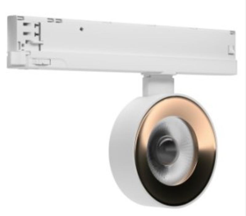 Светильник светодиодный трековый, угол пучка 36 град, белый TRACKLIGHT SPOT COMPACT D100 28 W 940 FL WT