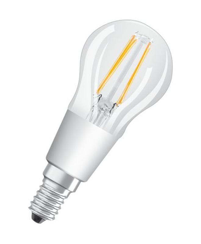 Лампа светодиодная филаментная нестандартно диммируемая LED SUPERSTAR CLASSIC P GLOWdim 40 4,5 W/2200-2700K E14