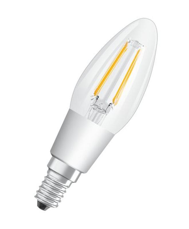 Лампа светодиодная филаментная нестандартно диммируемая LED SUPERSTAR CLASSIC B GLOWdim 40 GLOWdim 4,5 W/2200-2700K E14