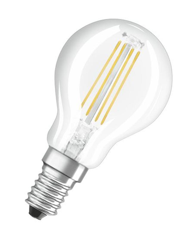 Лампа светодиодная LED Retrofit CLASSIC P 40 CL 4 W/2700K E14