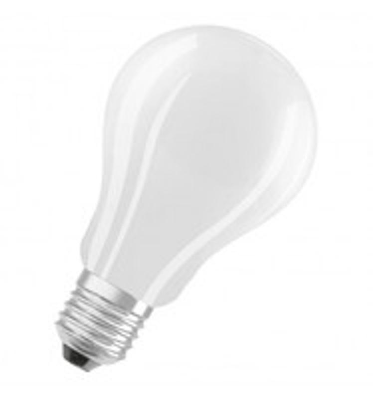 Лампа светодиодная LEDPCLA150 16W/827 230VGLFR E2710X1