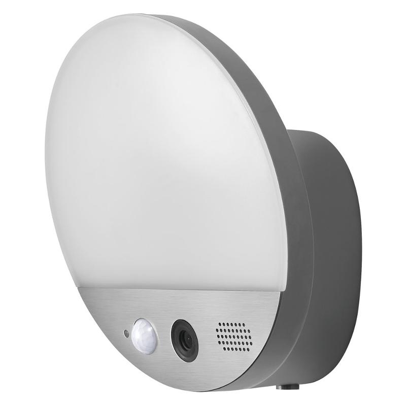 Светильник светодиодный фасадный  15 Вт 950Лм, 3000К SMART OUTD WIFI ROUND CAMERA DG    .SMART + для Android и iOS