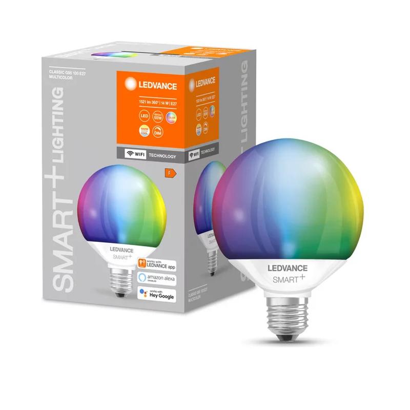Лампа светодиодная диммируемая SMARTWIFIG95100 16W 230VRGBW E274X1LEDV серия SMART+