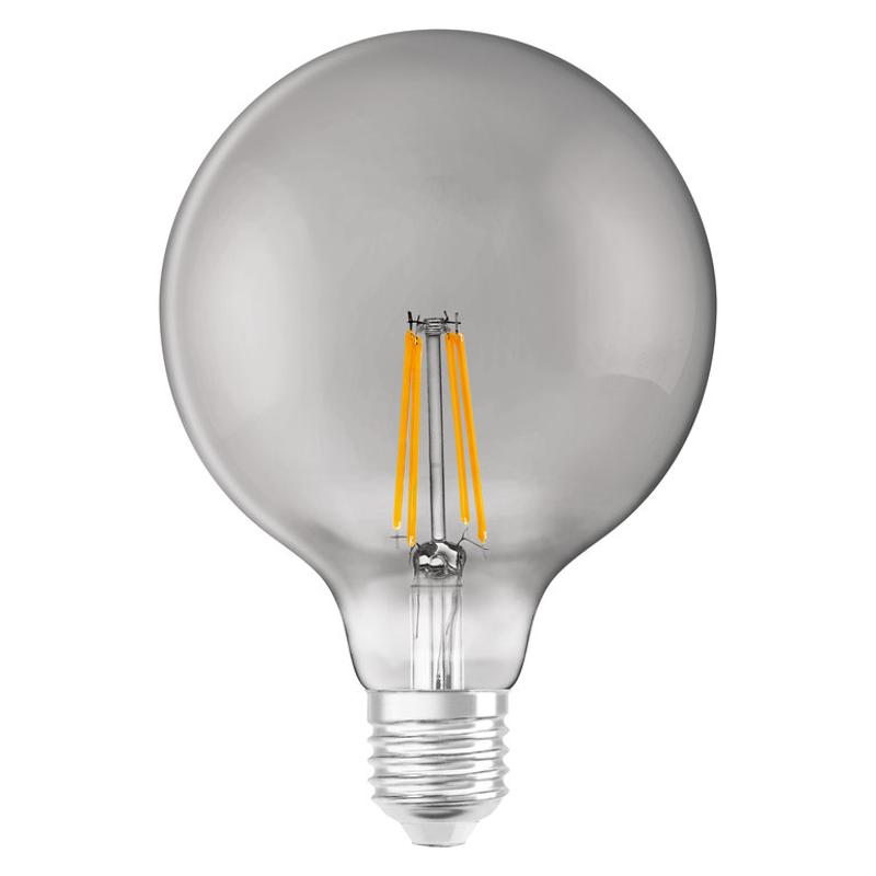 Лампа светодиодная управляемая диммируемая SMART+ Deco 680лм 6Вт 2500К E27 колба Globe125 300° дымчатое стекло 220-240В WiFi
