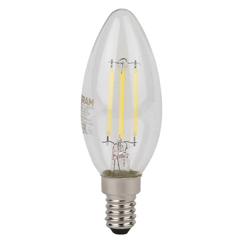 Лампа светодиодная  филаментная LSCLB60 5W/827 230V FILCL E14 10X1RU серия LED Star