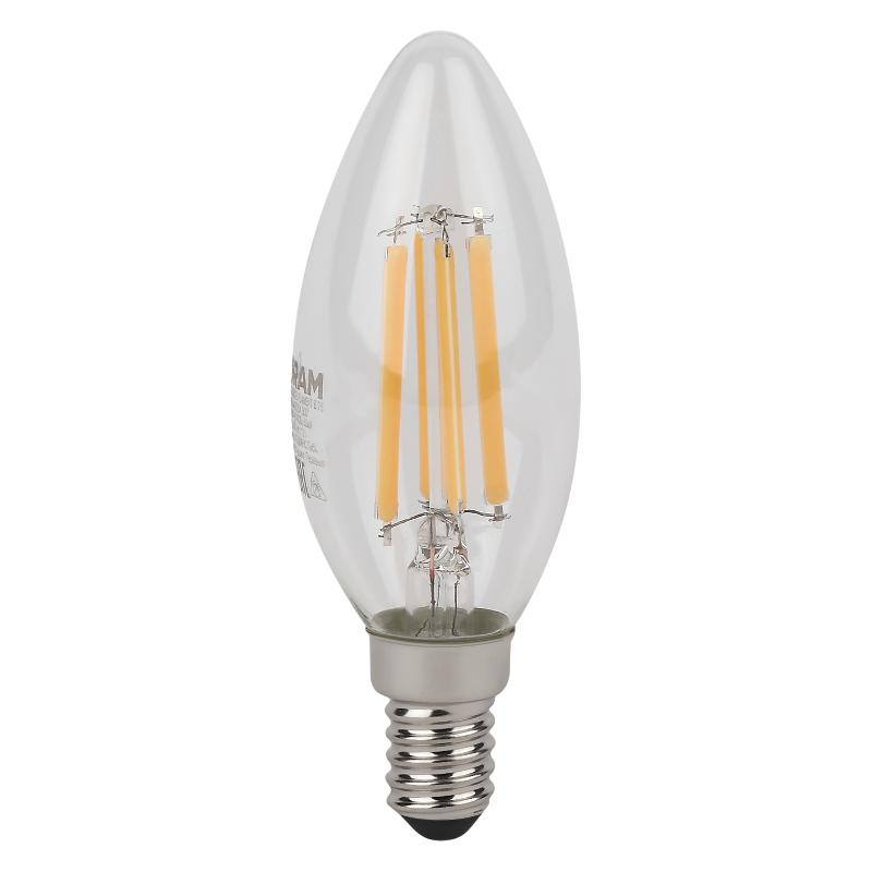 Лампа светодиодная  филаментная LSCLB75 6W/840 230VFILCL E14 10X1RU серия LED Star